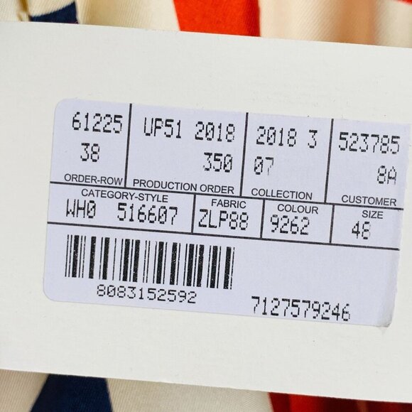 NWT Gucci Star pattern silk pleated pant Size 48 - Picture 12 of 16